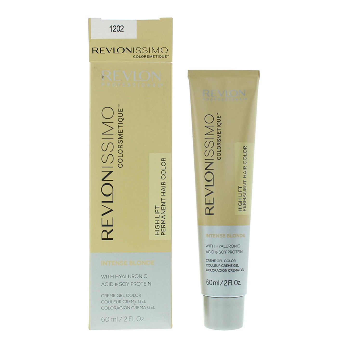 Revlon, Revlonissimo Colorsmetique, Permanent Hair Dye, 1202 Platinum, 60 ml
