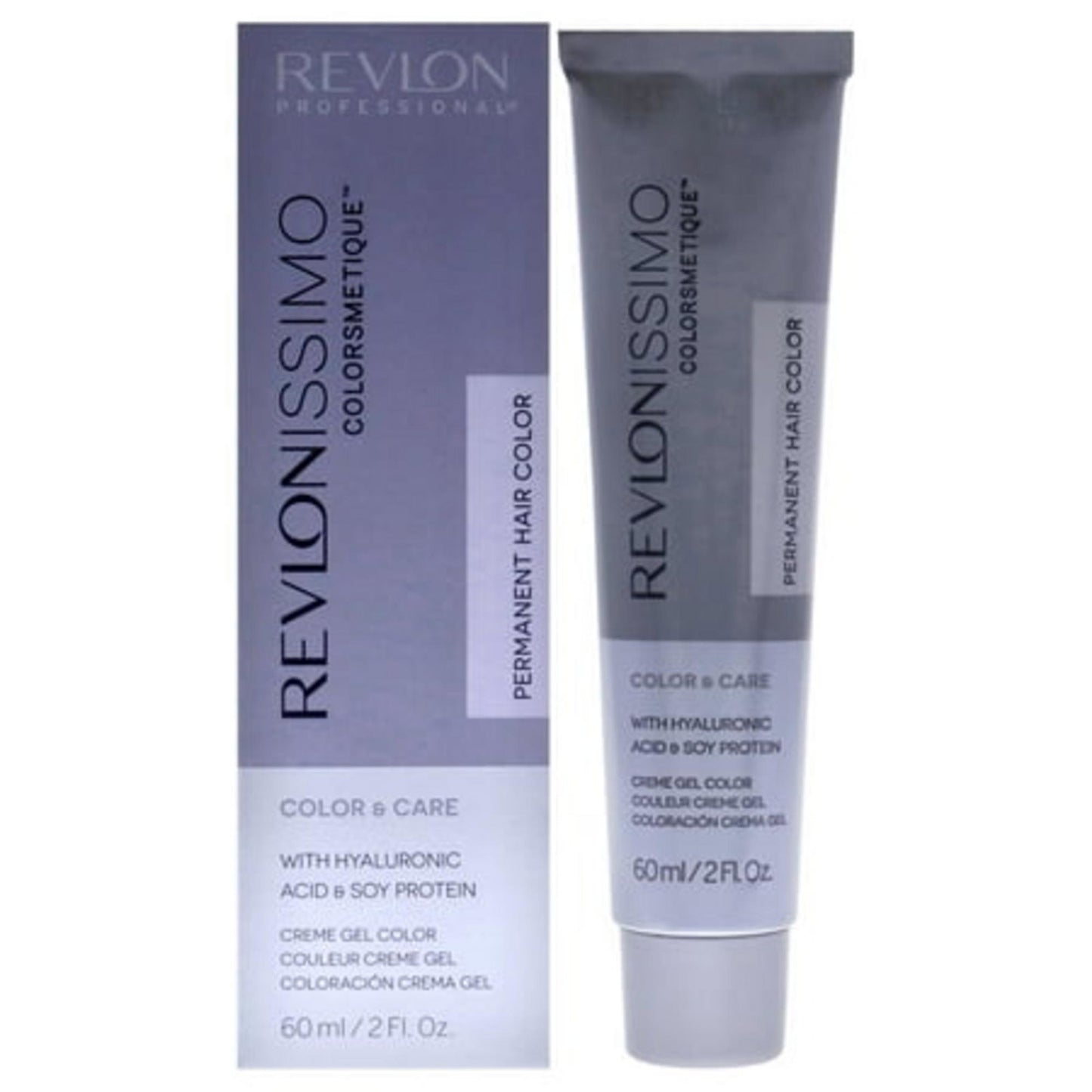 Revlon, Colorsmetique, Hyaluronic Acid, Permanent Hair Dye, 4.5 Medium Mahogany Brown, 60 ml