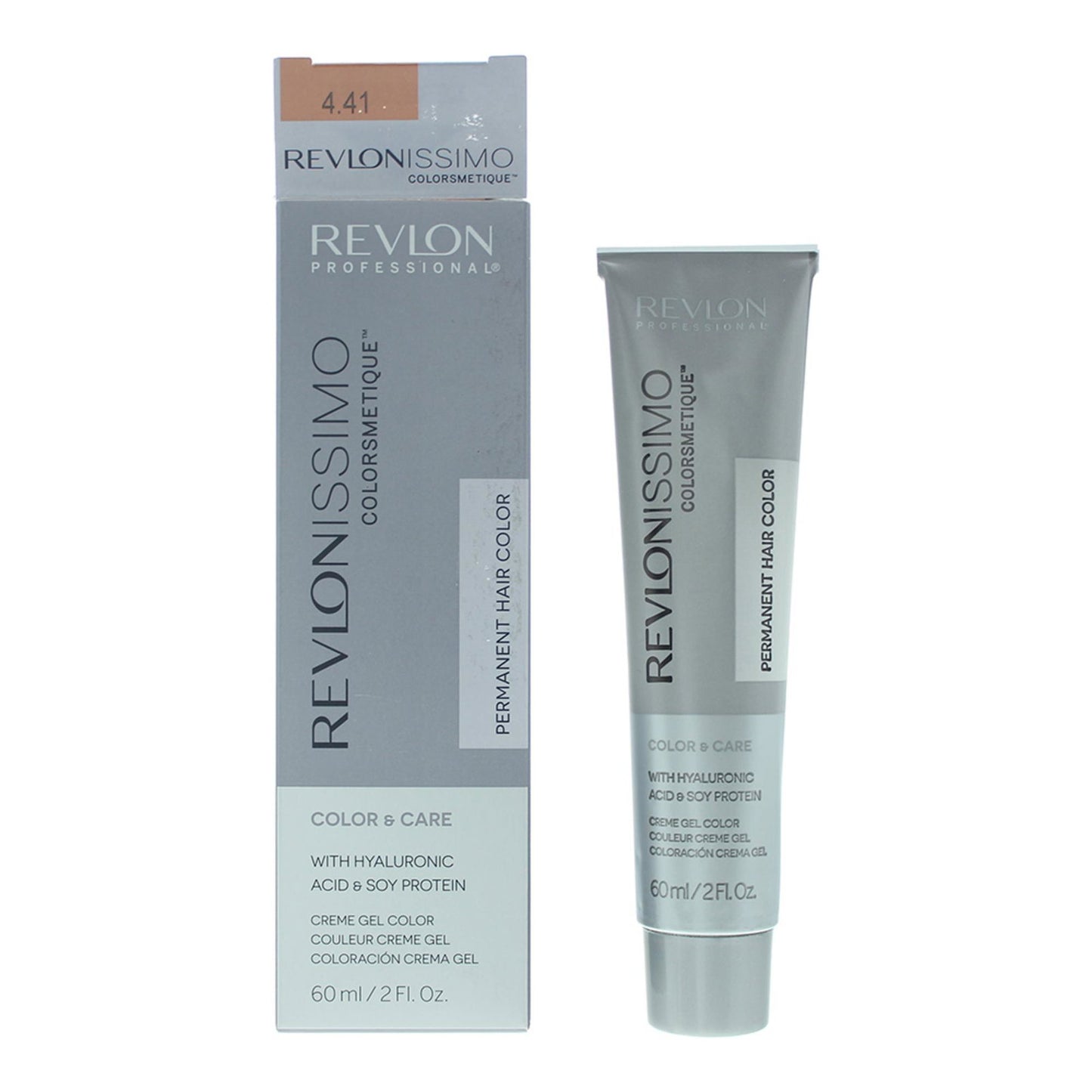 Revlon, Revlonissimo Colorsmetique, Permanent Hair Dye, 4.41 Deep Chestnut Medium Brown, 60 ml