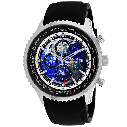 Seapro Reloj para hombre Meridian World Timer GMT