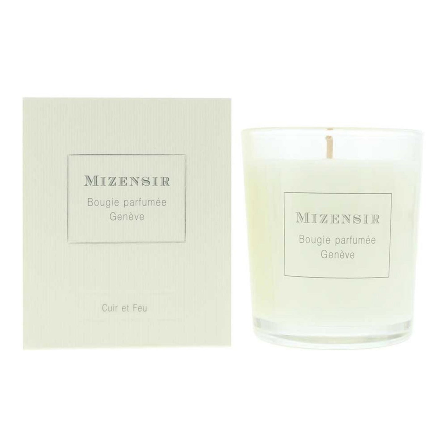 Mizensir, Cuir Et Feu, Woody, Scented Candle, 90 g