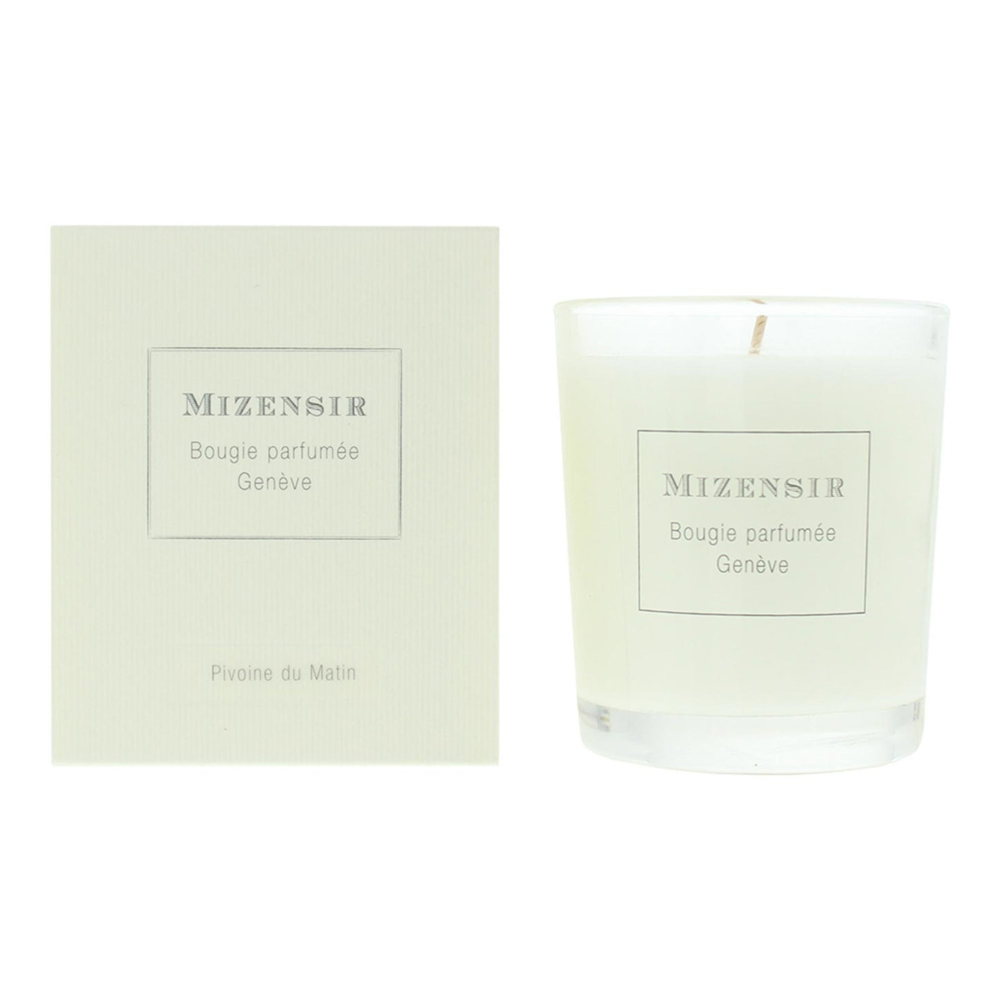 Mizensir, Pivoine Du Matin, Floral, Scented Candle, 90 g