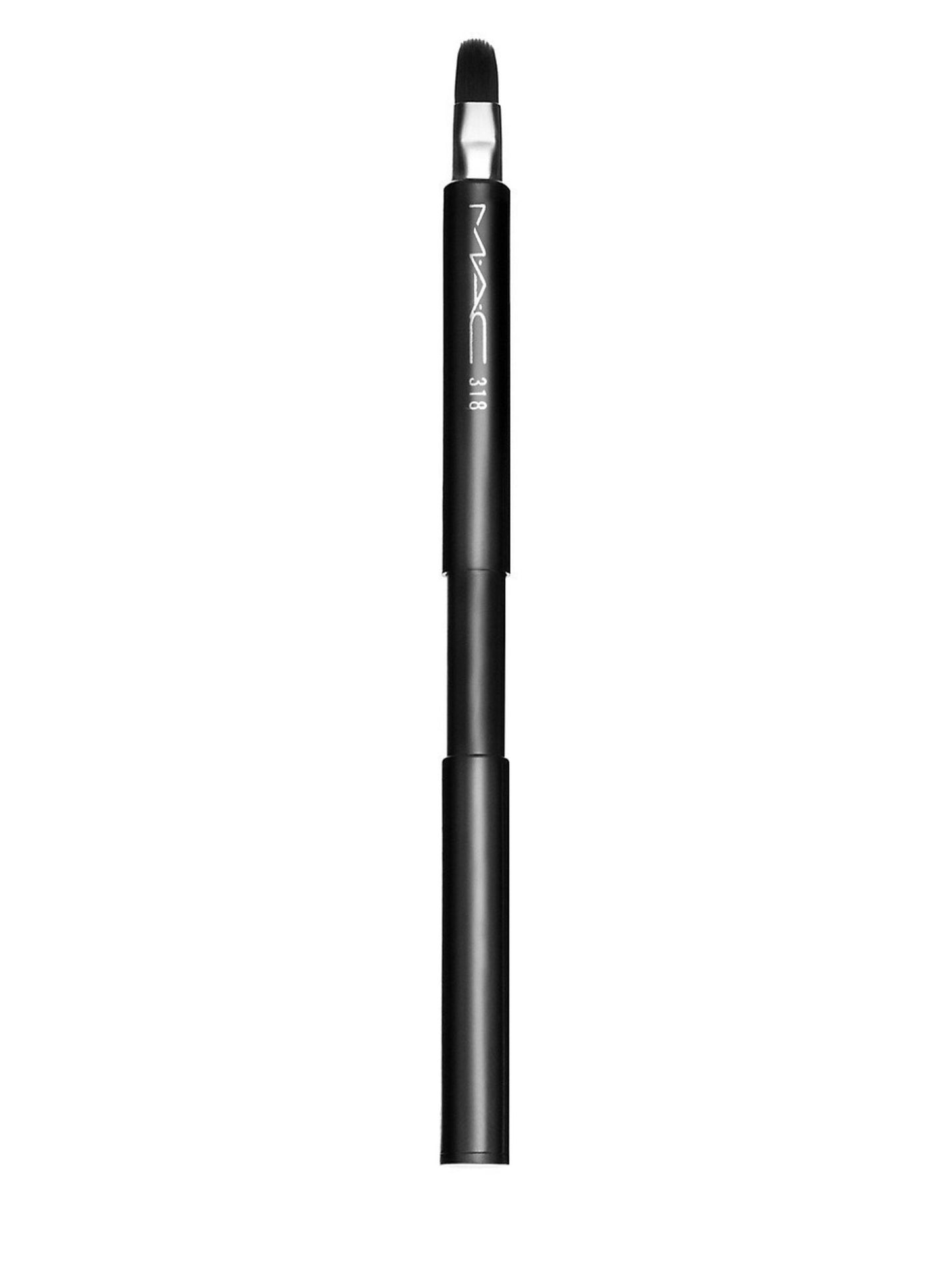 MAC, Synthetic Retractable Lip Brush 318, Lipstick Metal Case