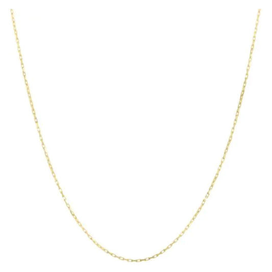 Cadena de oro amarillo de 14k, estilo cable francés (1.30 mm)