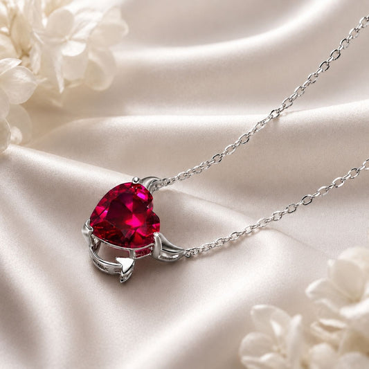 925 Sterling Silver Necklace with 1.5x1.3 cm Pendant for Women