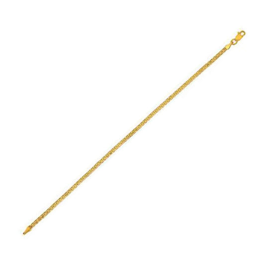 Cadena Bismark de oro amarillo de 14k (2.50 mm)