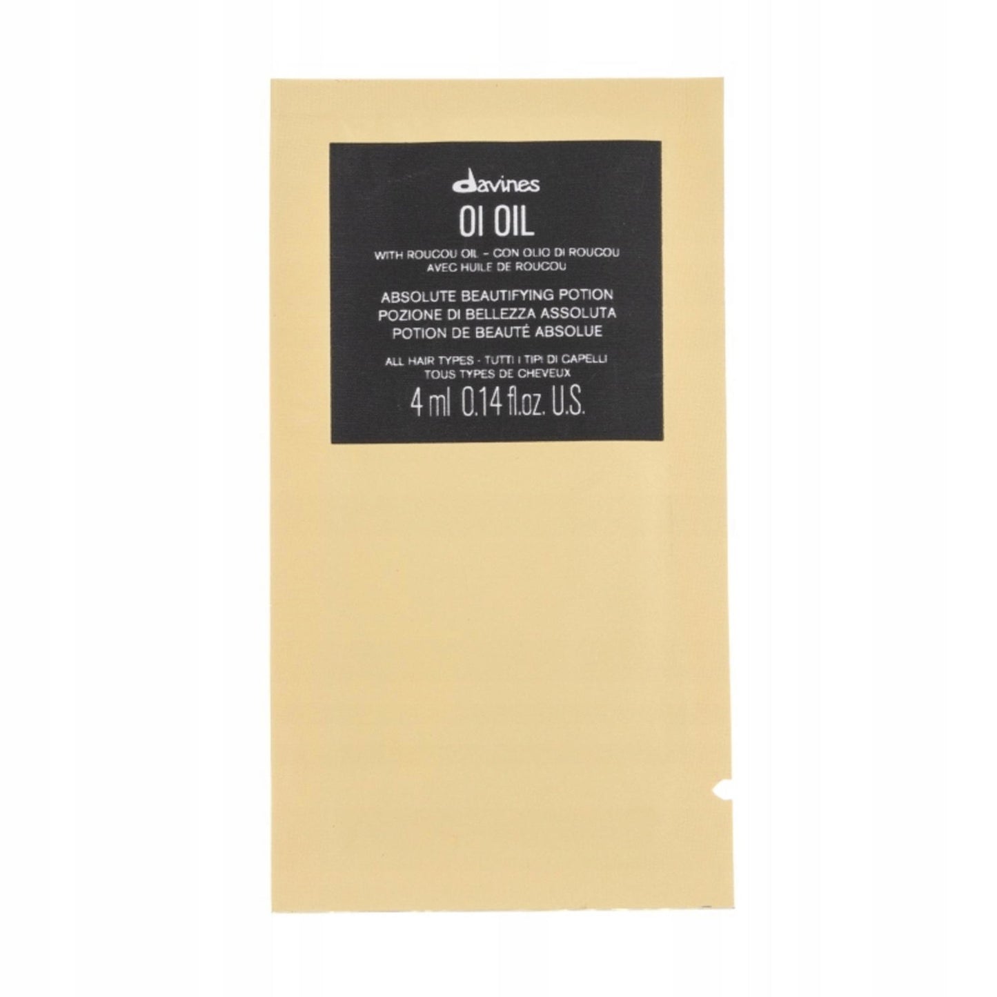 Davines, Oi Oil, Hair Oil Treatment, 12 pcs, 4 ml *Sample