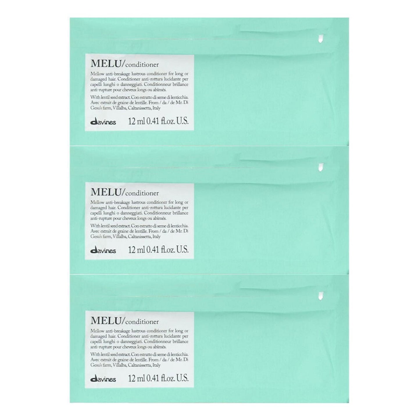 Davines, Melu, Hair Conditioner, 12 pcs, 12 ml