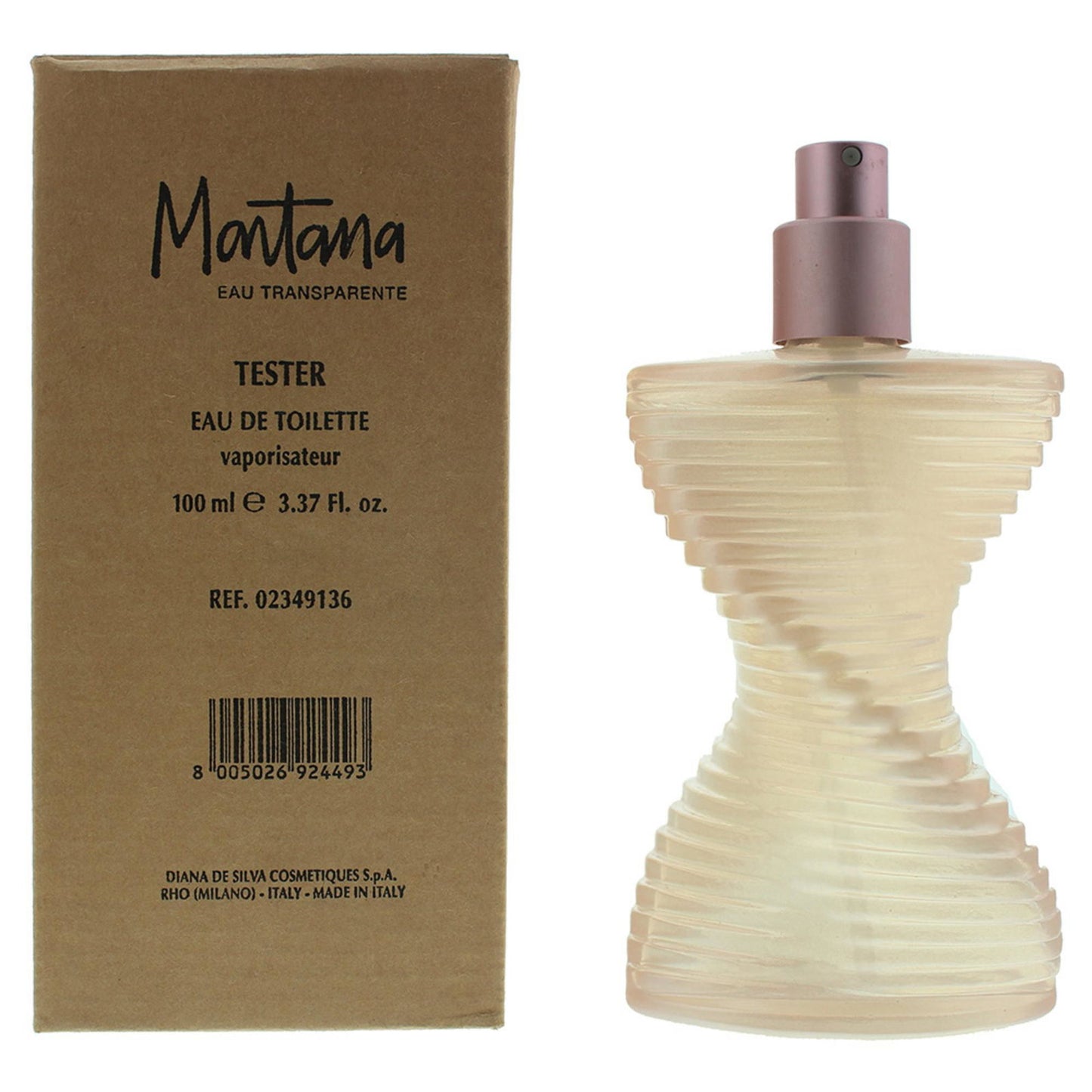 Montana, Eau Transparente, Eau De Toilette, For Women, 100 ml *Tester