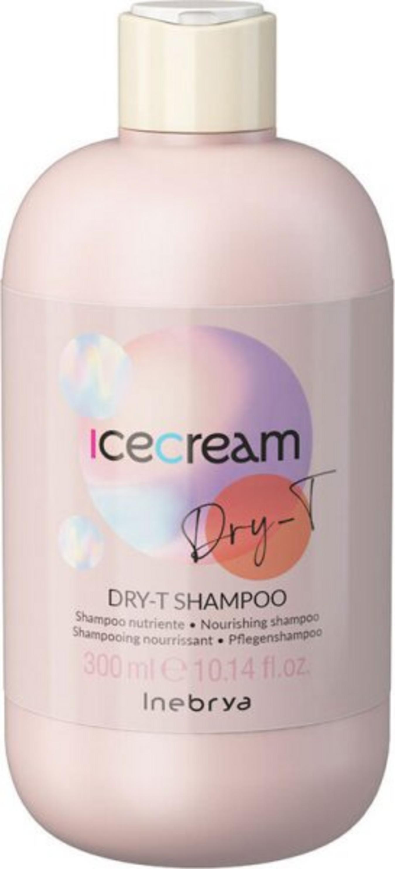 Inebrya, Ice Cream Dry-T, Hair Shampoo, Nourishing, 300 ml