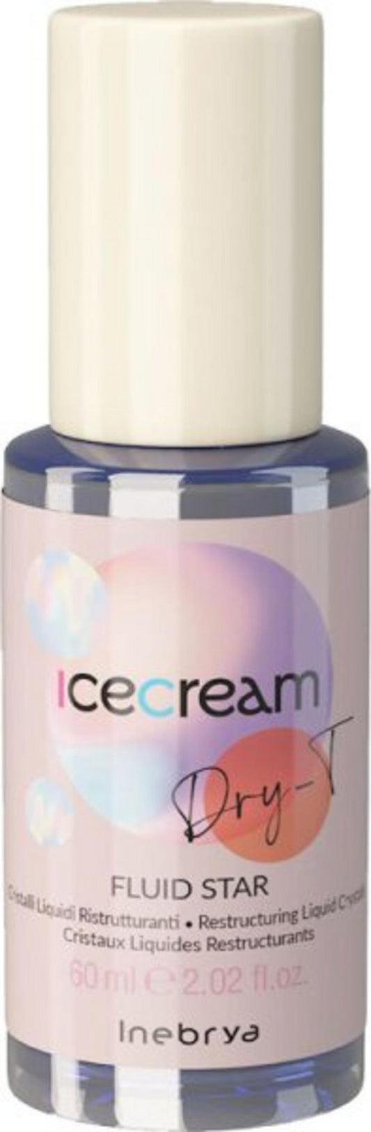 Inebrya, Ice Cream Dry-T, Nourishing, Hair Fluid, 60 ml