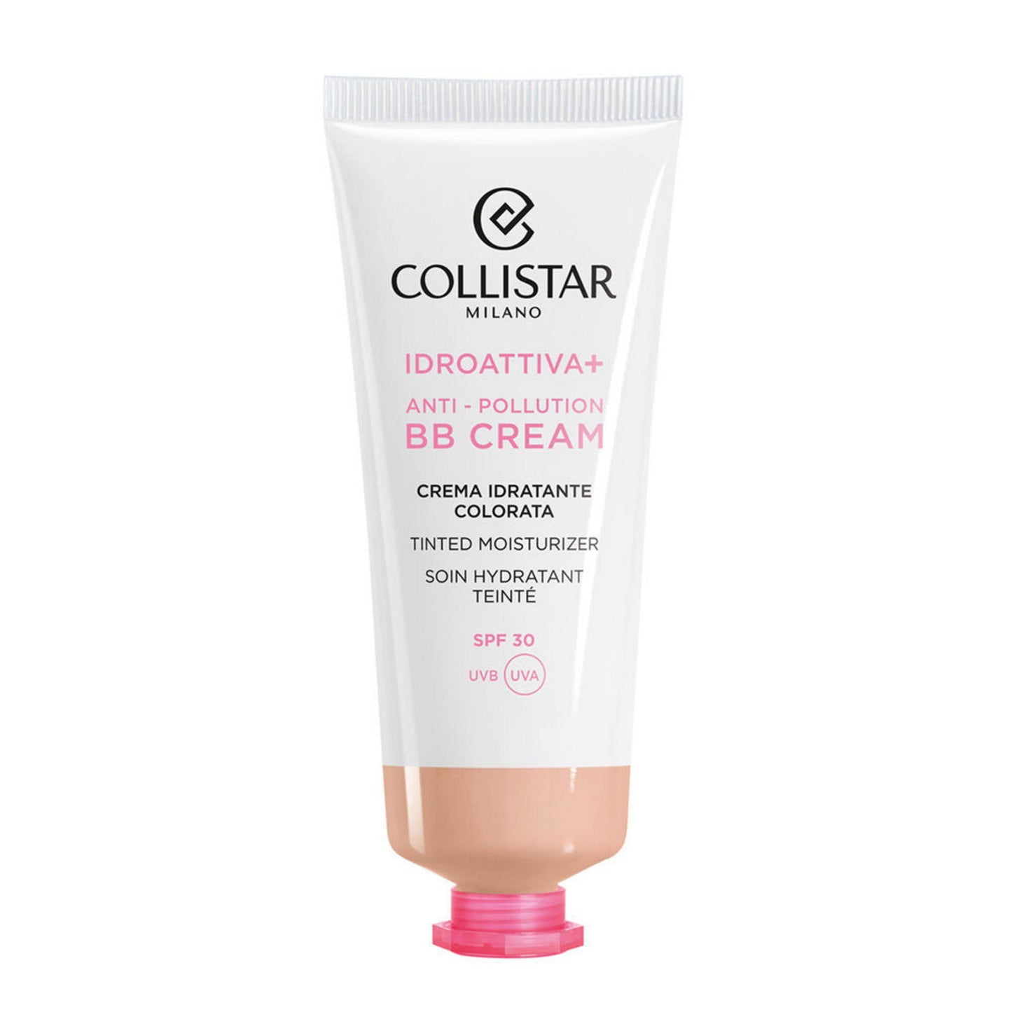 Collistar, Idro-Attiva+, Anti-Pollution, BB Cream, Light, SPF30, 50 ml