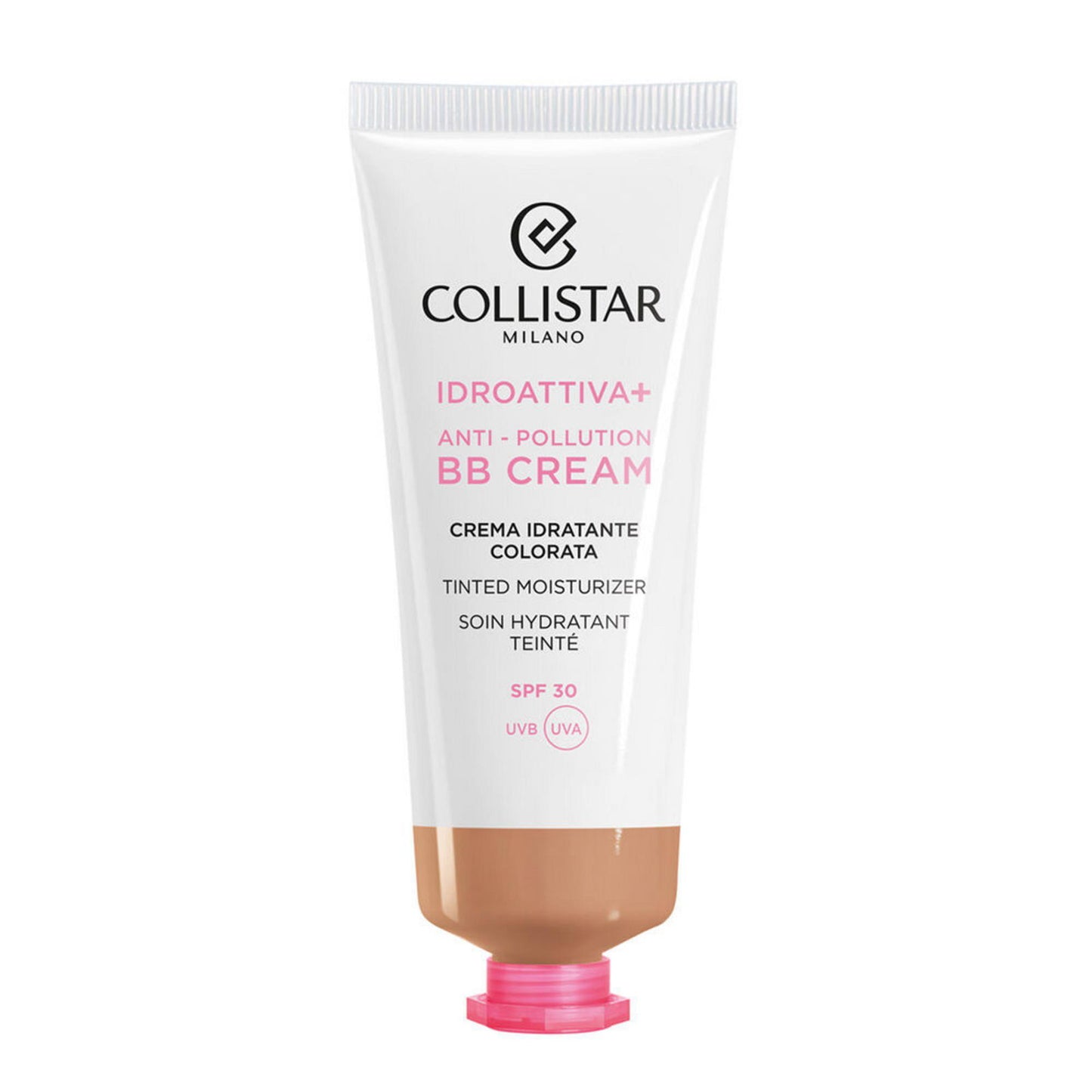 Collistar, Idro-Attiva+, Anti-Pollution, BB Cream, 3, Deep, SPF 30, 50 ml