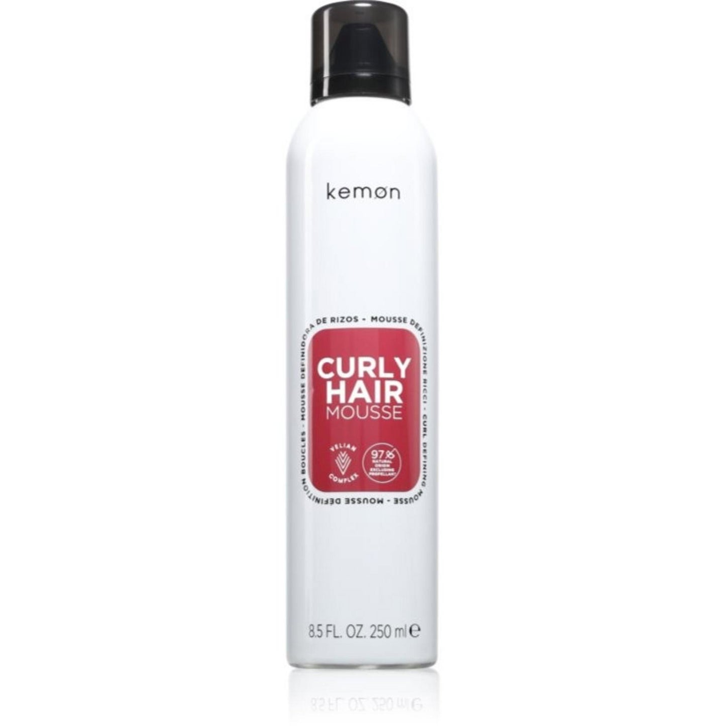 Kemon, Curly Hair Mousse, Hair Styling Mousse, Volume, Medium, 250 ml