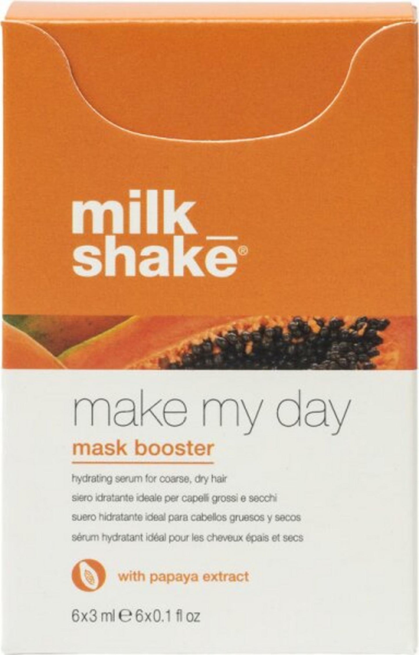 Milk Shake, Make My Day, Hair Treatment Cream Mask, Hydrating, 6 pcs, 3 ml
