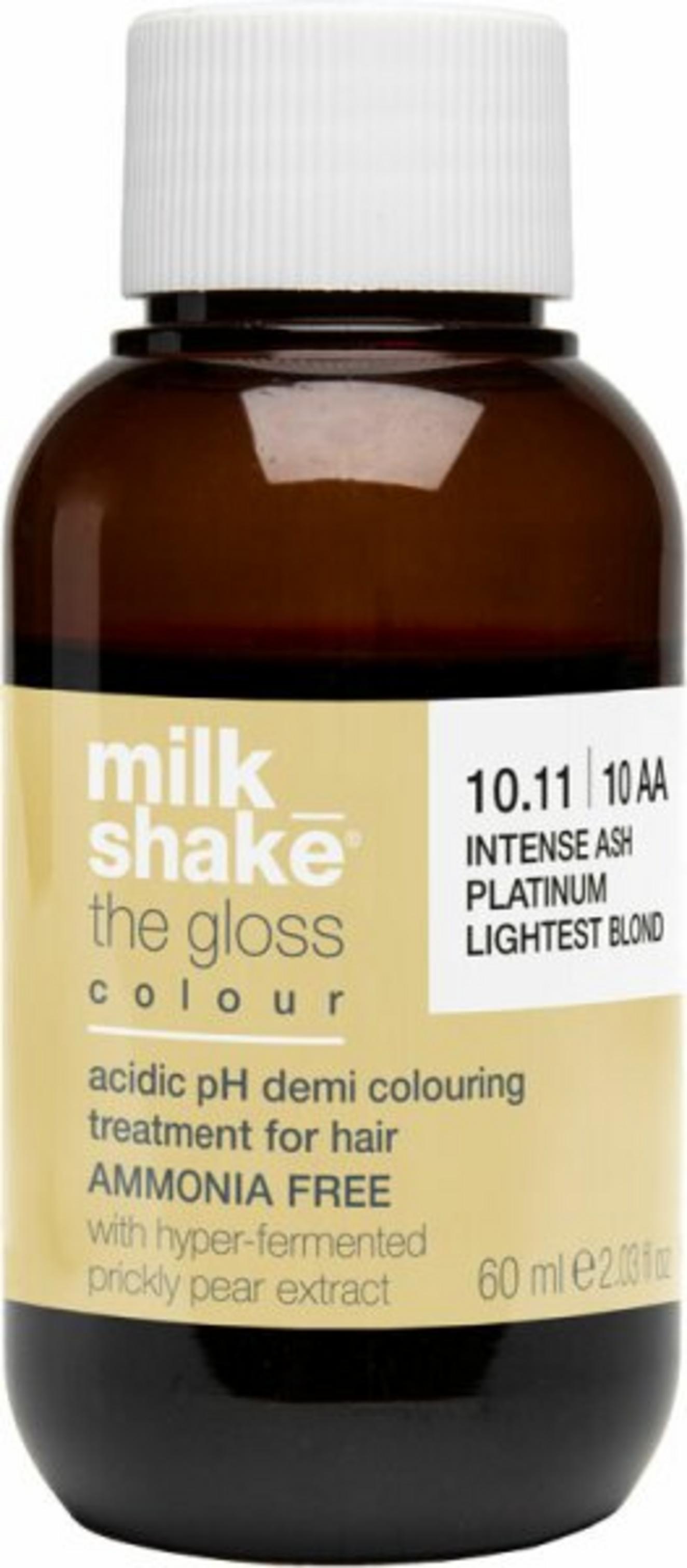 Milk Shake, The Gloss Acidic pH Demi-Permanent Colour 10.1, Demi-Permanent Hair Dye, 10.1 Platinum Blonde, 60 ml