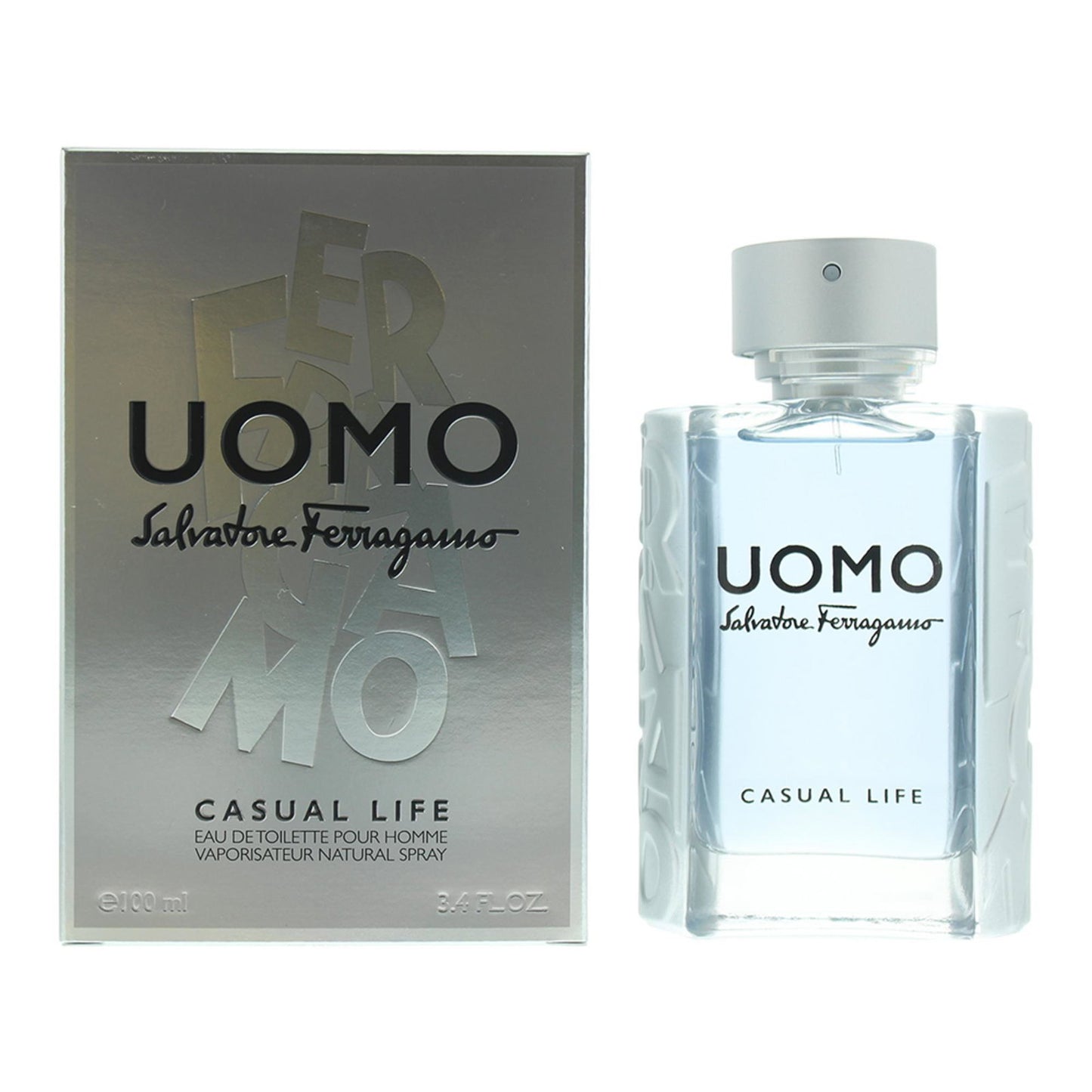 Salvatore Ferragamo, Uomo Casual Life, Eau De Toilette, For Men, 100 ml