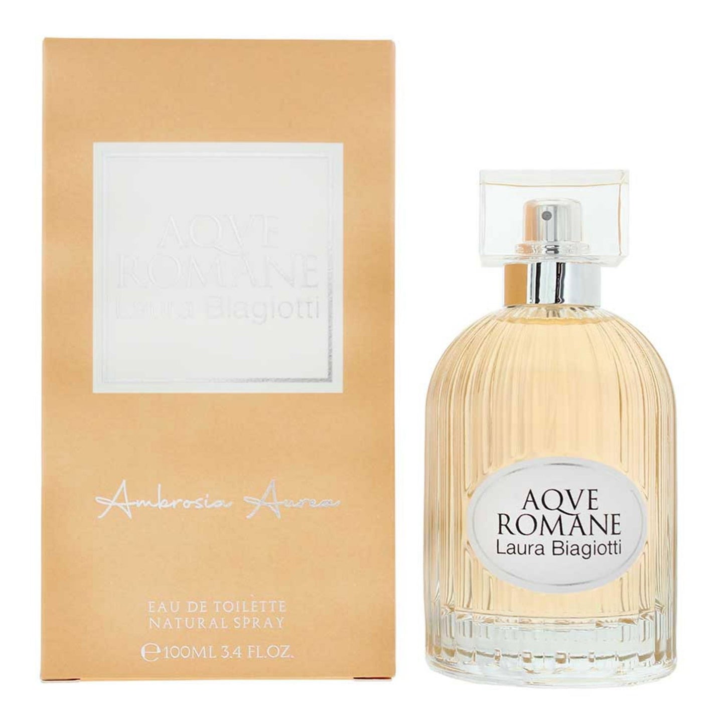 Laura Biagiotti, Aqve Romane Ambrosia Aurea, Eau De Toilette, For Women, 100 ml