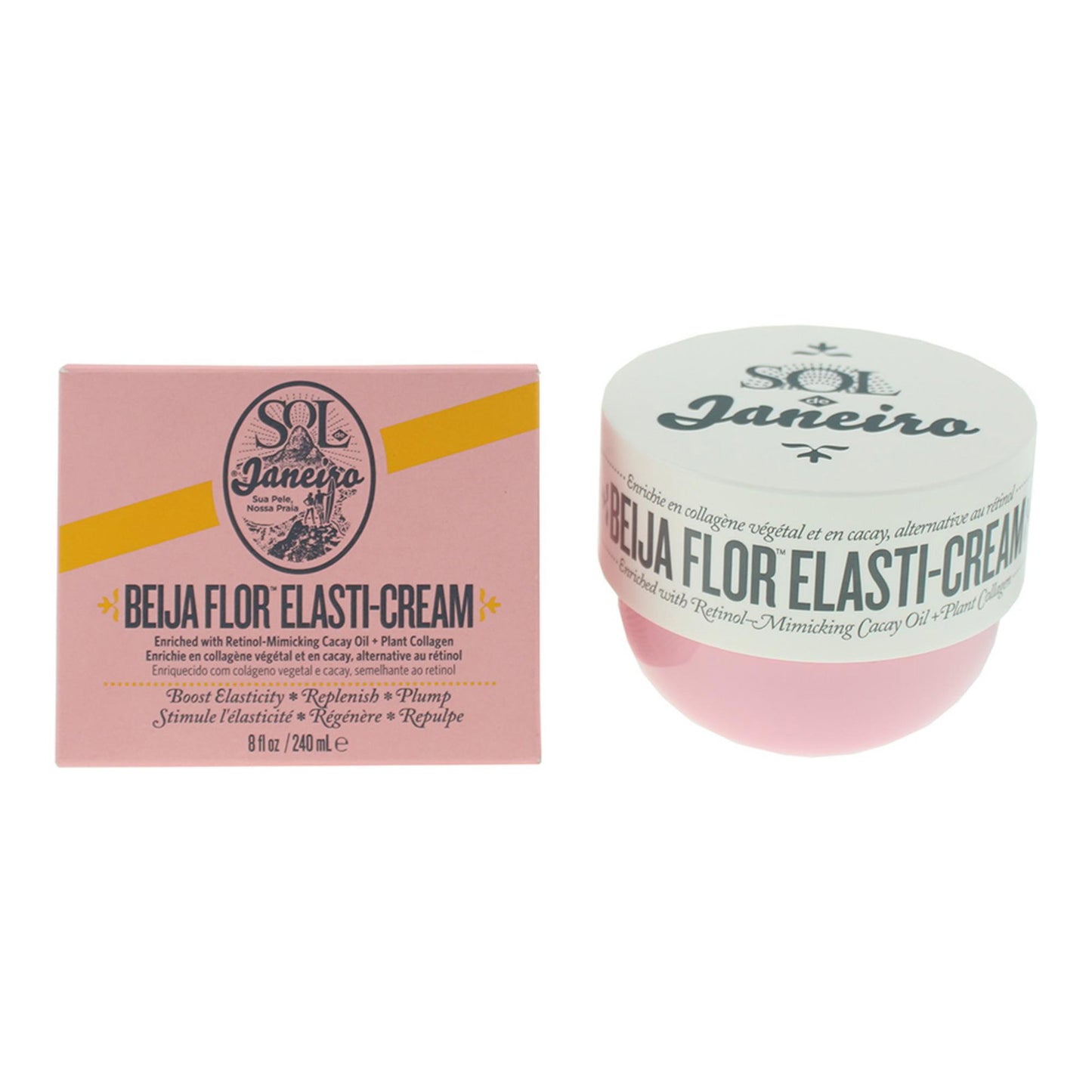 Solinotes, Beija Flor, Elastilizing, Body Cream, Body, 240 ml