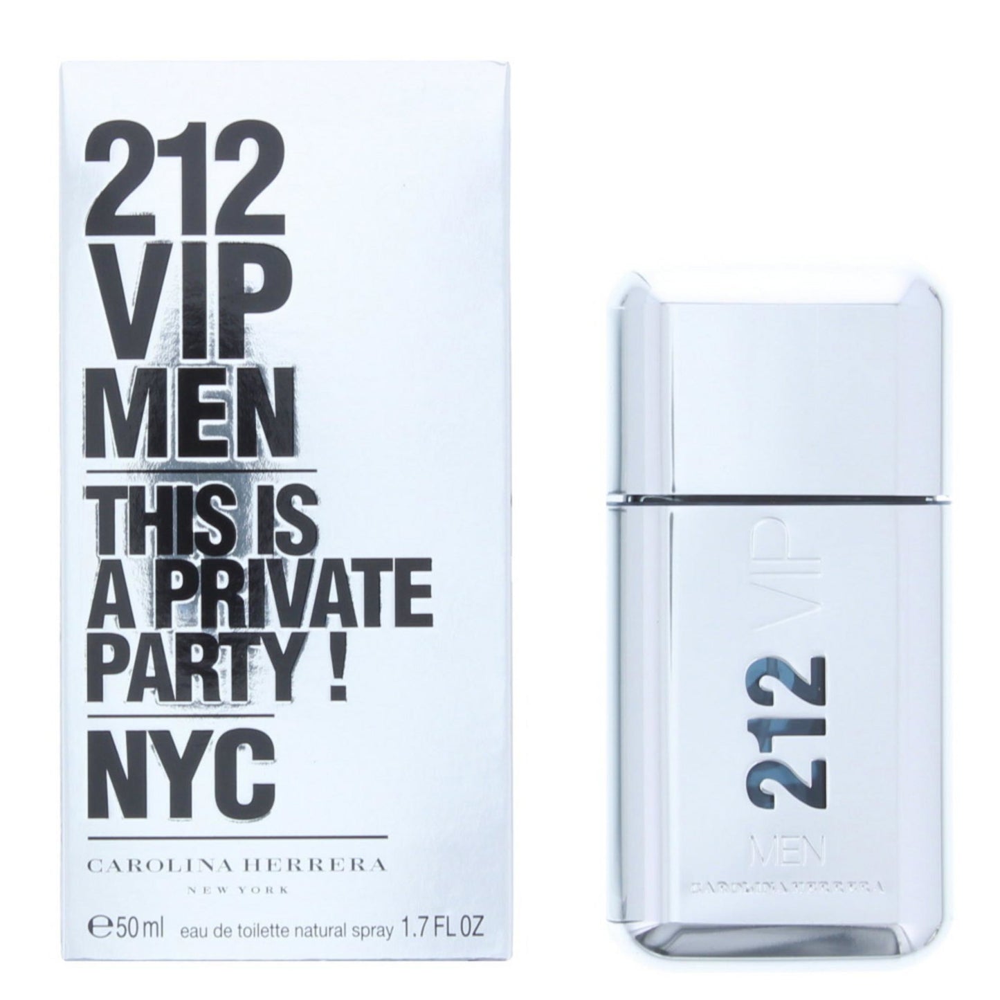 Carolina Herrera, 212 Men, Eau De Toilette, For Men, 50 ml