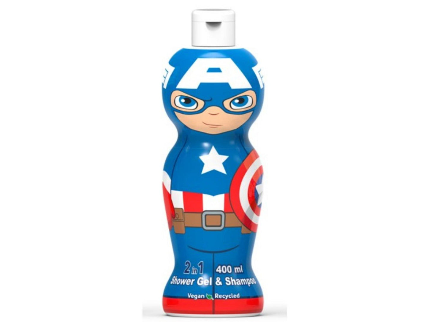 Marvel, Captain America, Shower Gel & Shampoo 2-In-1, 400 ml