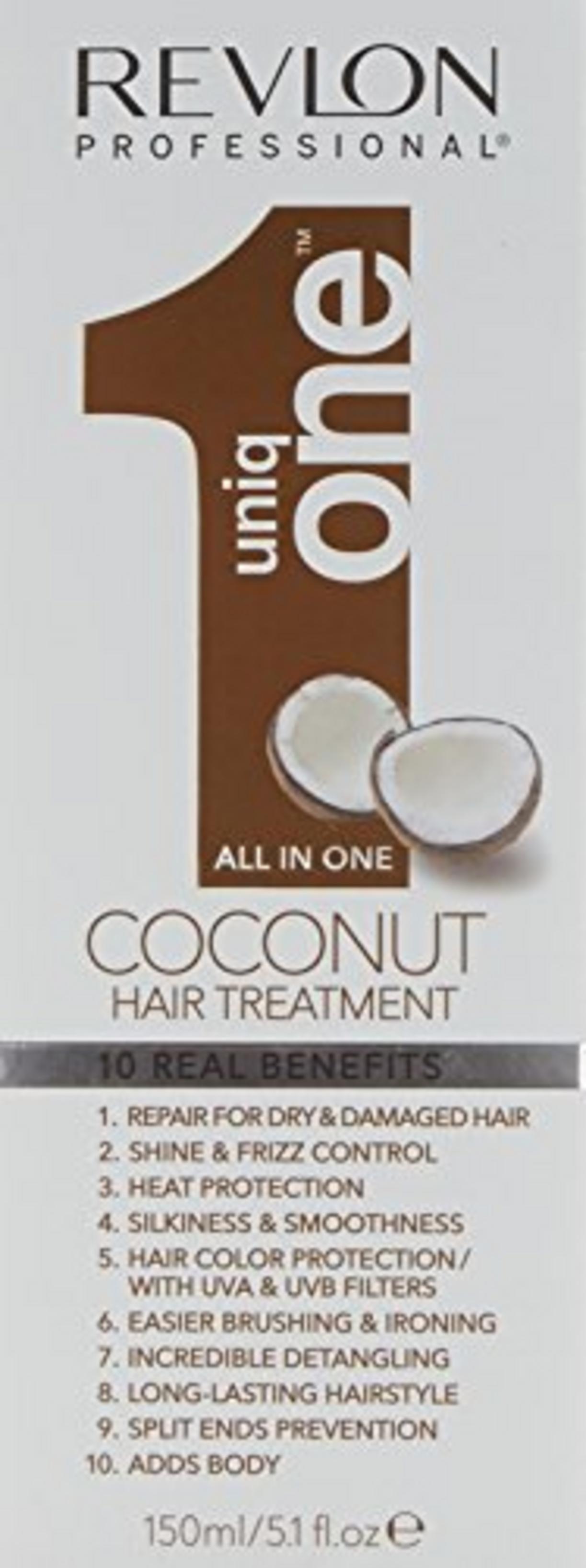 Revlon, Uniq One, Coconut, Hair Spray Treatment, Repairing, 150 ml