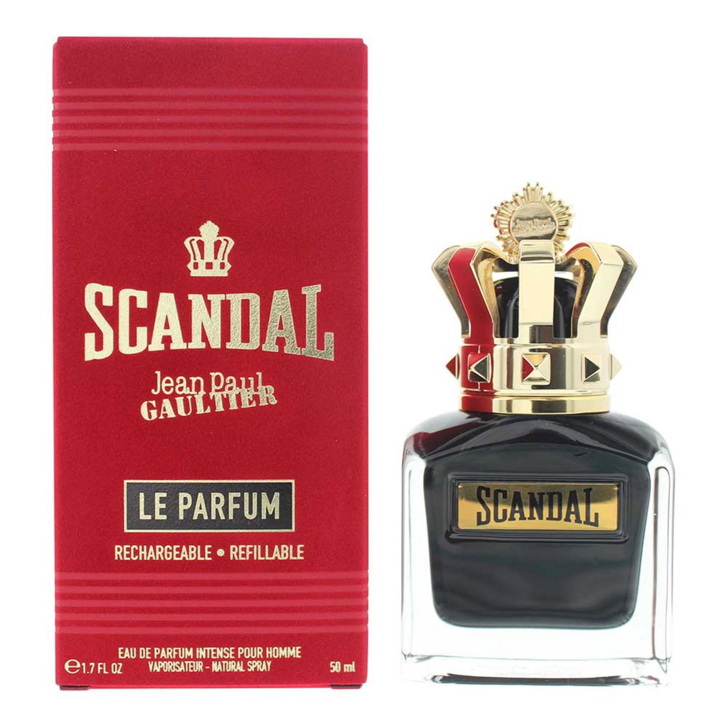 Jean Paul Gaultier, Scandal Le Parfum, Eau De Parfum, For Men, Refillable, 50 ml