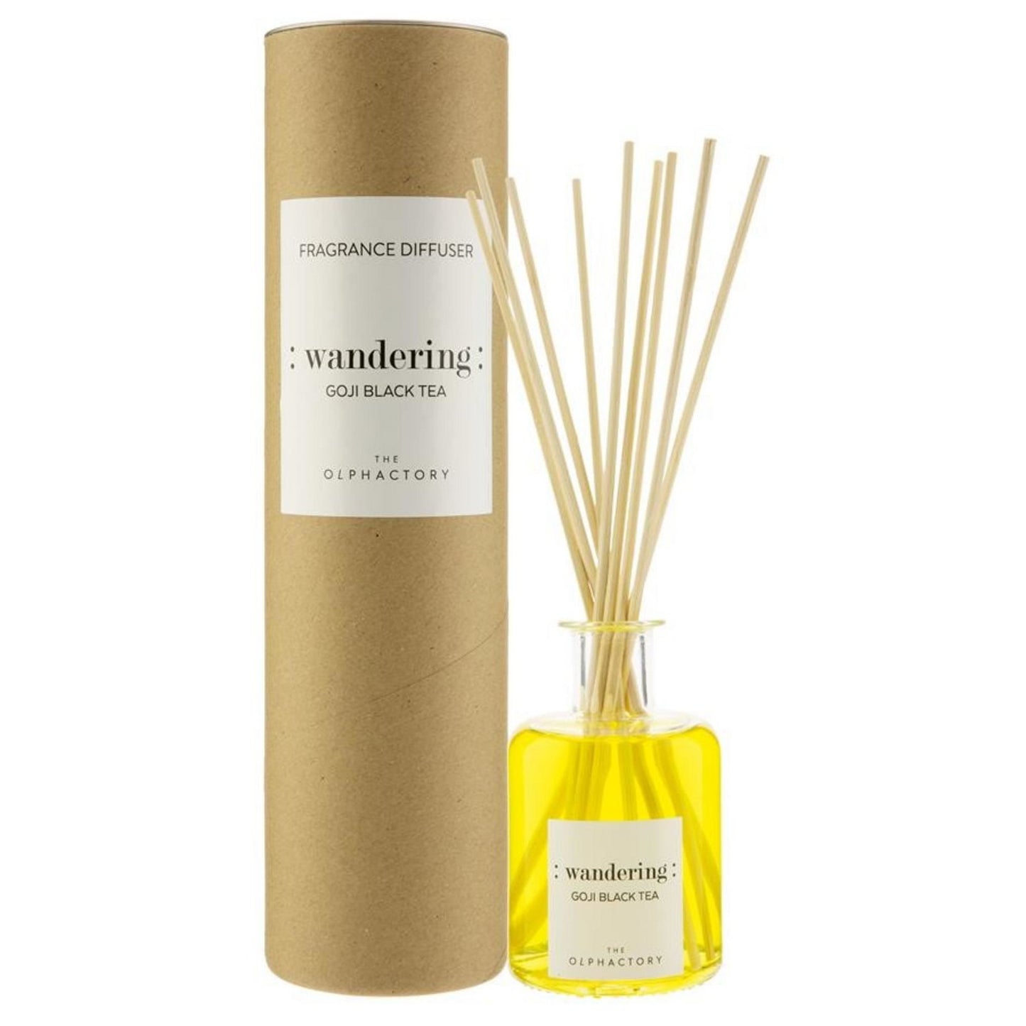 The Olphactory, Wandering Goji Black Tea, Reed, Aroma Reed Diffuser, 100 ml