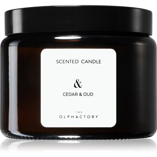The Olphactory, Cedar & Oud, Scented Candle, 360 g