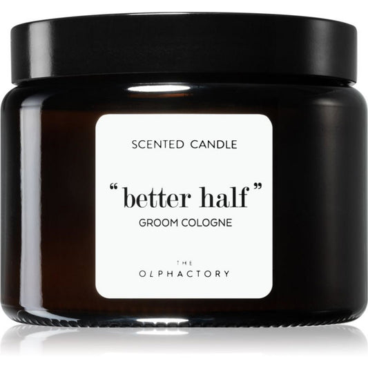 The Olphactory, Better Half Groom Cologne, Basil, Scented Candle, 360 g