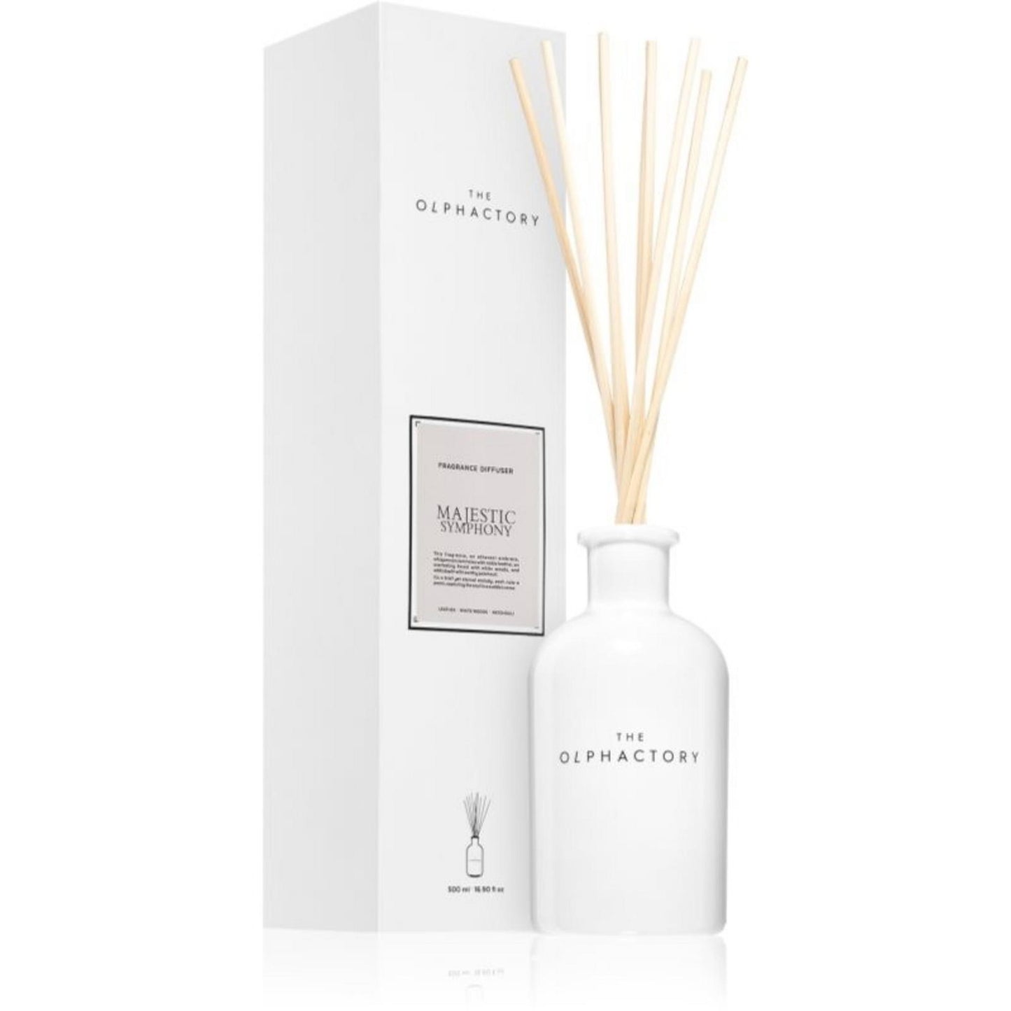 The Olphactory, Majestic Symphony, Fragrance Sticks, Aroma Reed Diffuser, 500 ml