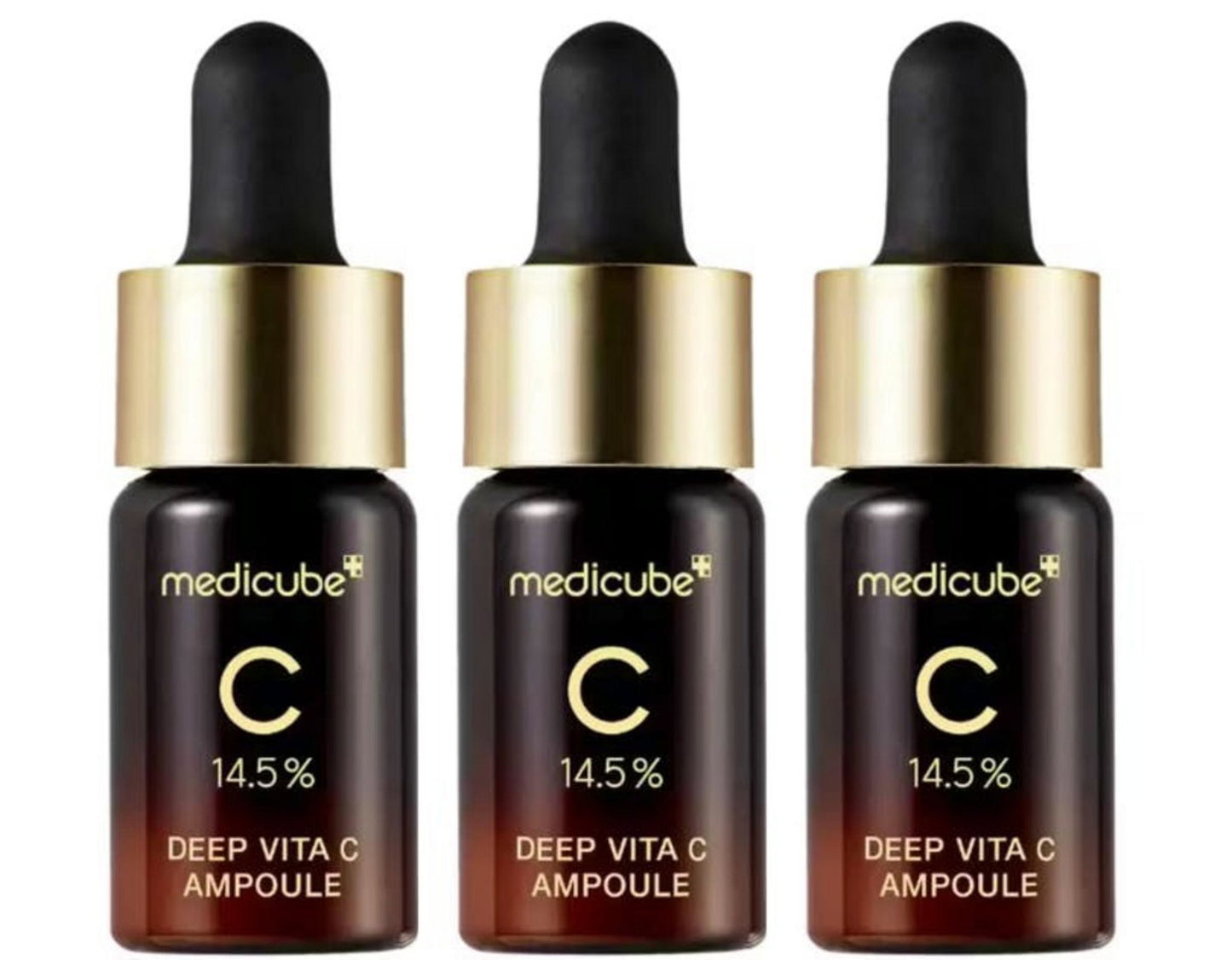 Set, Medicube, Deep Vita C, Brightening, Tonic Lotion, For Face & Neck, 3 pcs, 30 g