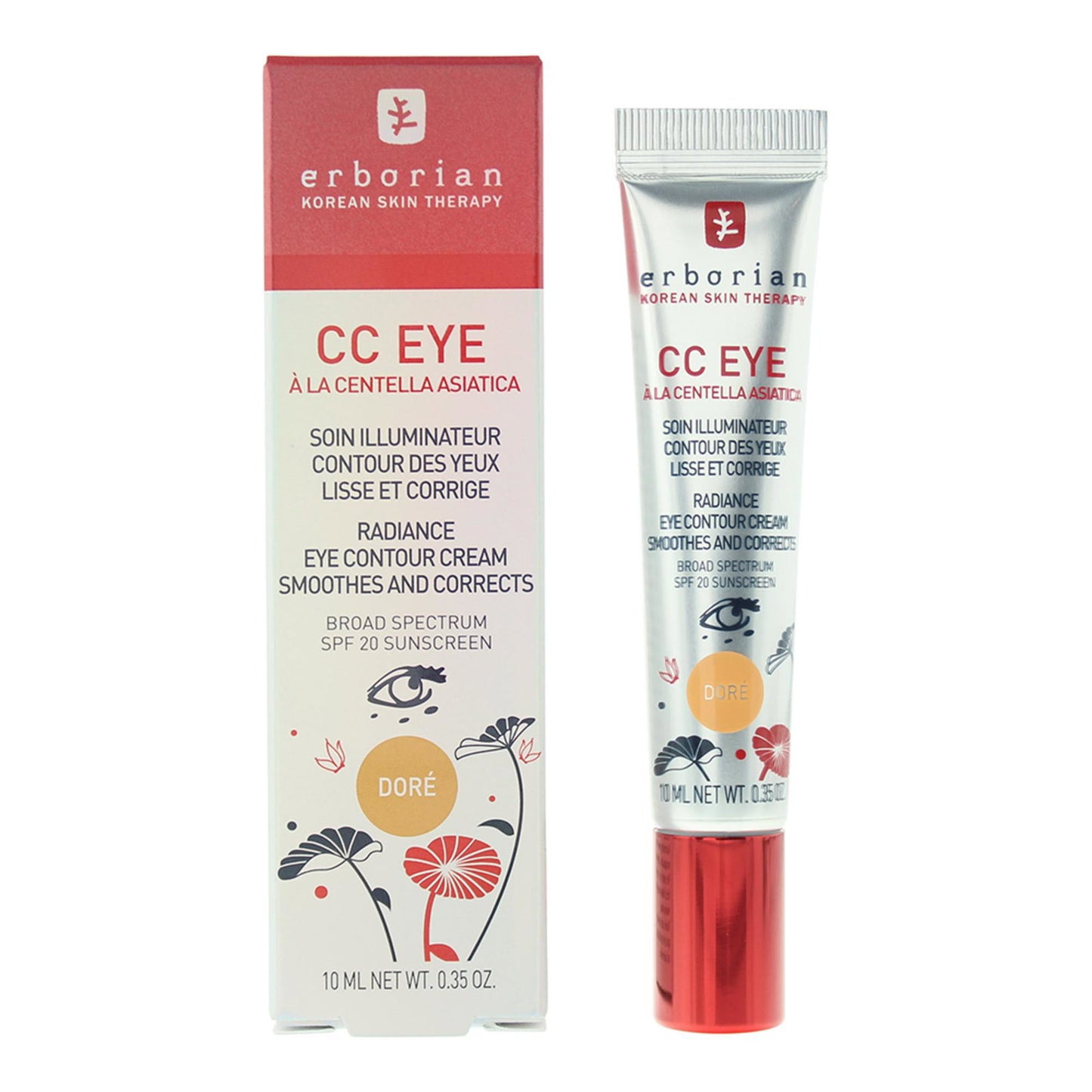 Erborian, CC, Radiance, Eye Cream Concealer, Dore, 10 ml