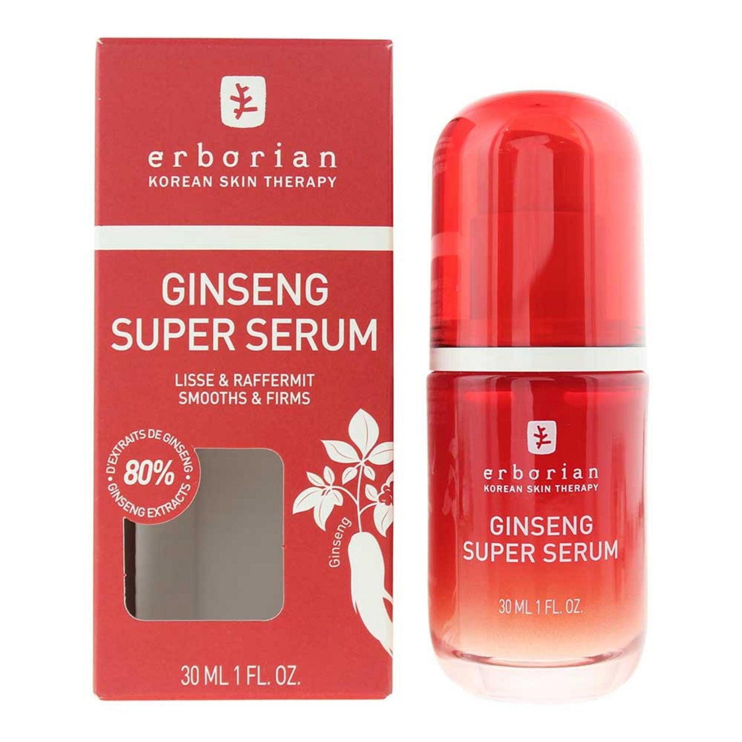 Erborian, Erborian, Ginseng, Firms & Smoothes, Serum, For Face, 30 ml