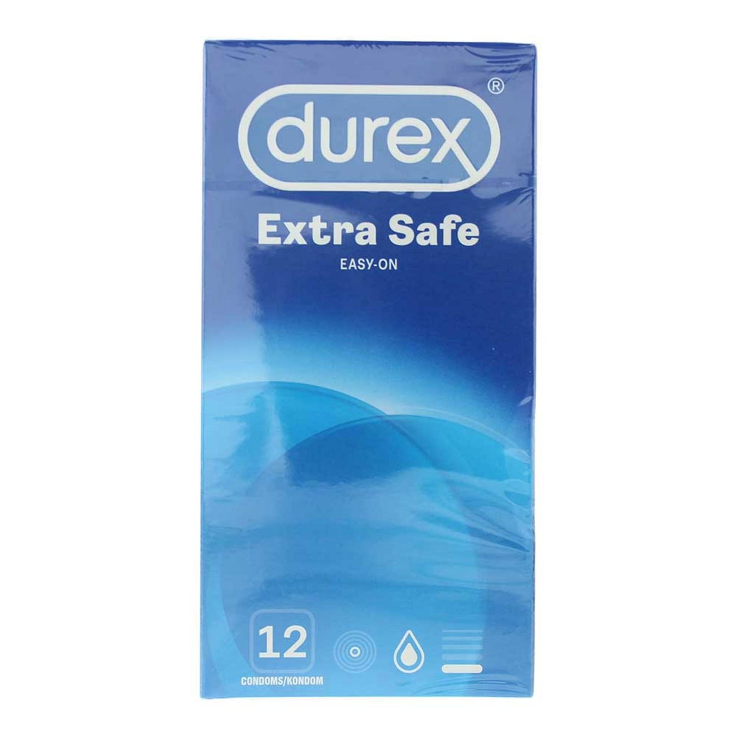 Set, Durex, Extra Safe, Male Condoms, Regular Fit, Latex, 12 pcs