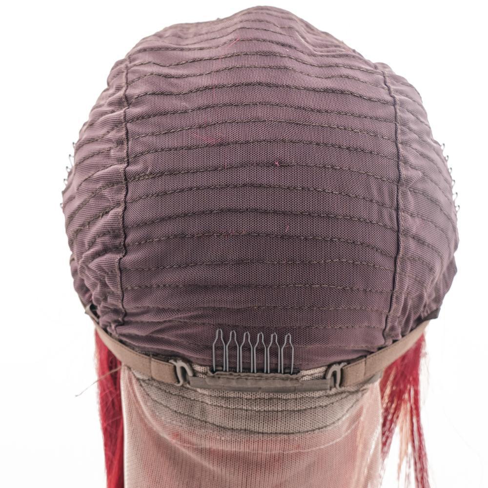 Cherry 13x4 Transparent Lace Front 100% Human Hair Bob Wig Luxegan