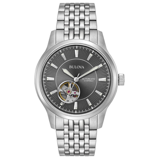 Bulova Reloj esqueleto para hombre