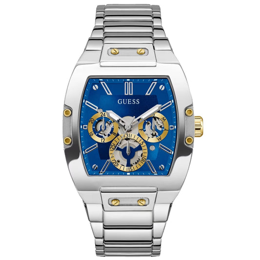 Guess para Hombre Tono Plateado Multifunción