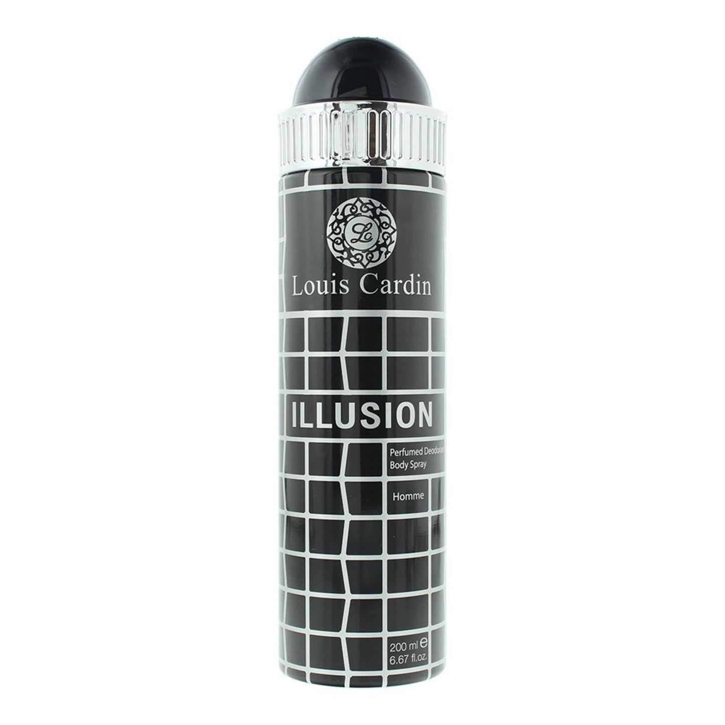 Louis Cardin, Illusion, Deodorant Spray, For Men, 200 ml