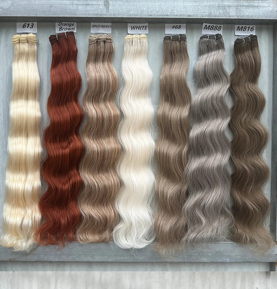 High-Temperature Synthetic Body Wave Hair Extensions – 26 & 30 Inch | Piano & Ombre Colors - view 4