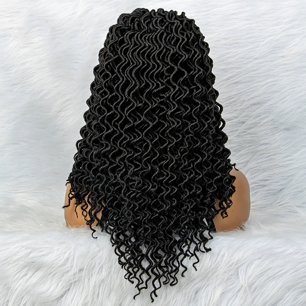 Water Wave Braided Wig | 9x6 Lace Front with Baby Hair Luxegan