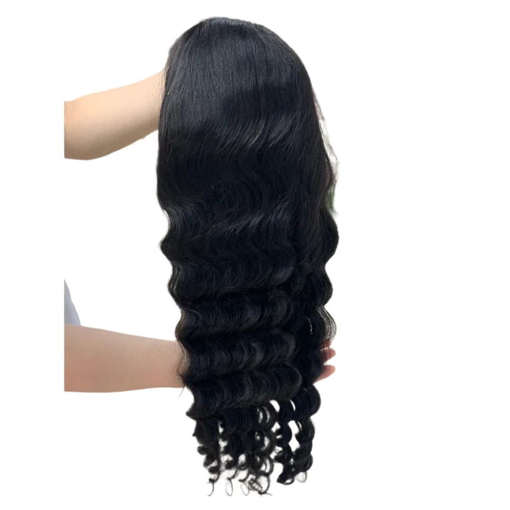 26 Inch Loose Deep Wave Lace Front Wig | Glueless | Pre-Cut | 13x4 Lace Frontal | 5x5 Lace Closure