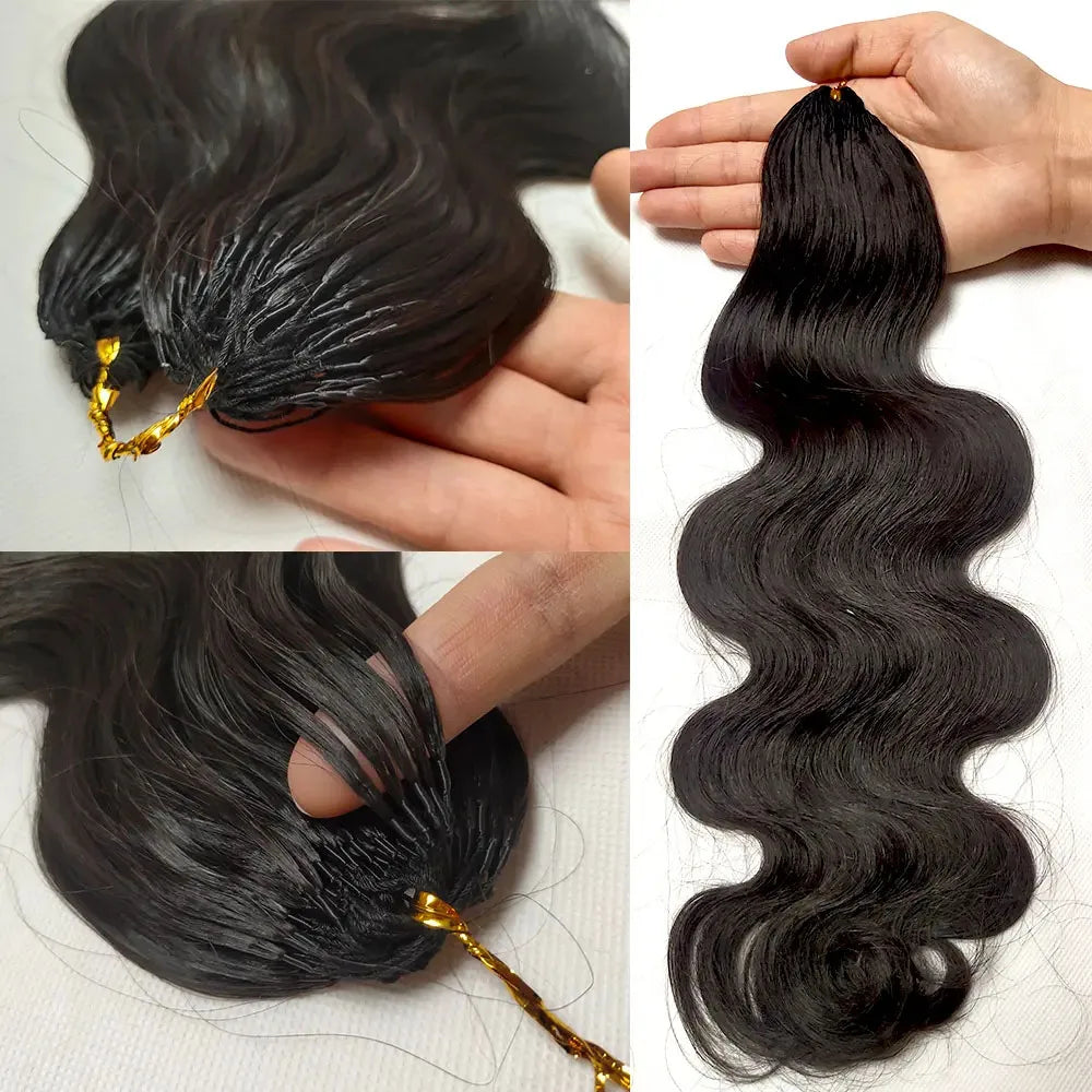 Body Wave Feather Crochet Human Hair | Miracle Knots Boho Braids | 100% Raw Vietnamese Hair Luxegan