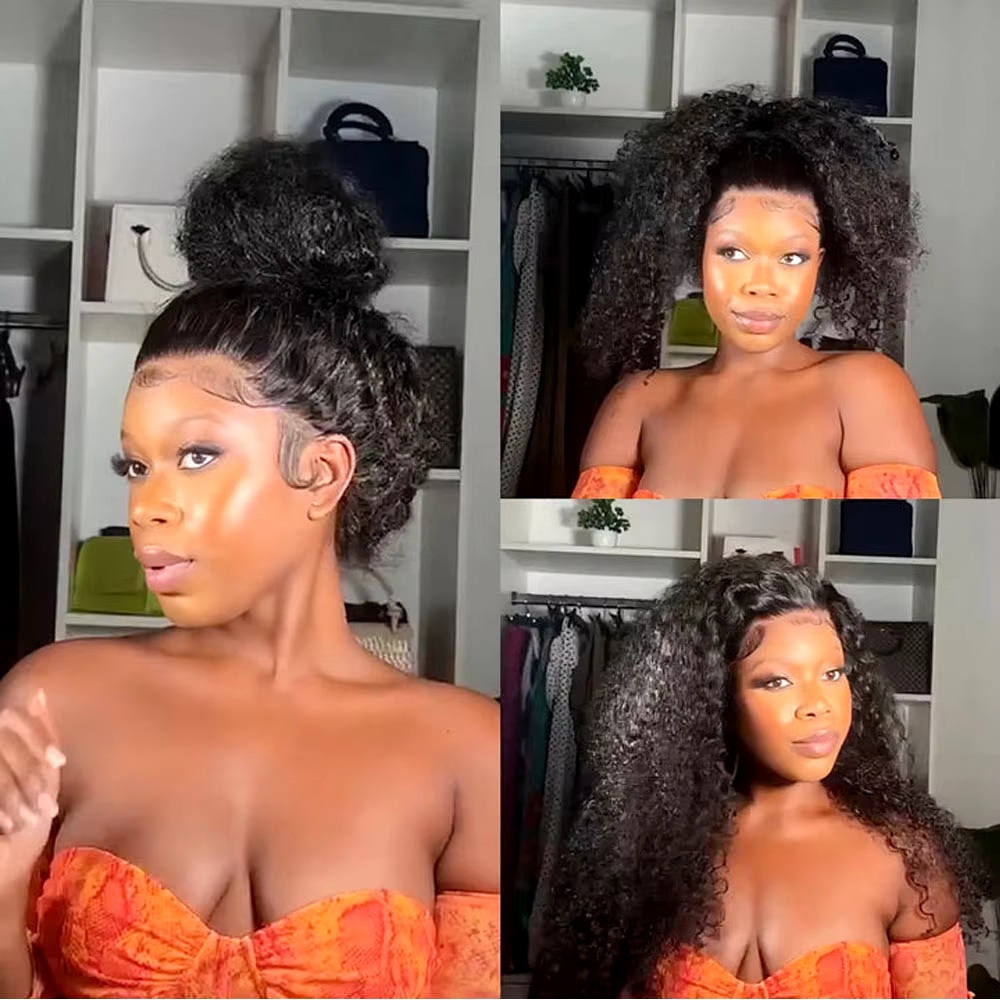 360 HD Lace Front Wig | Deep Wave | Glueless | Pre-Plucked | Brazilian Remy Hair