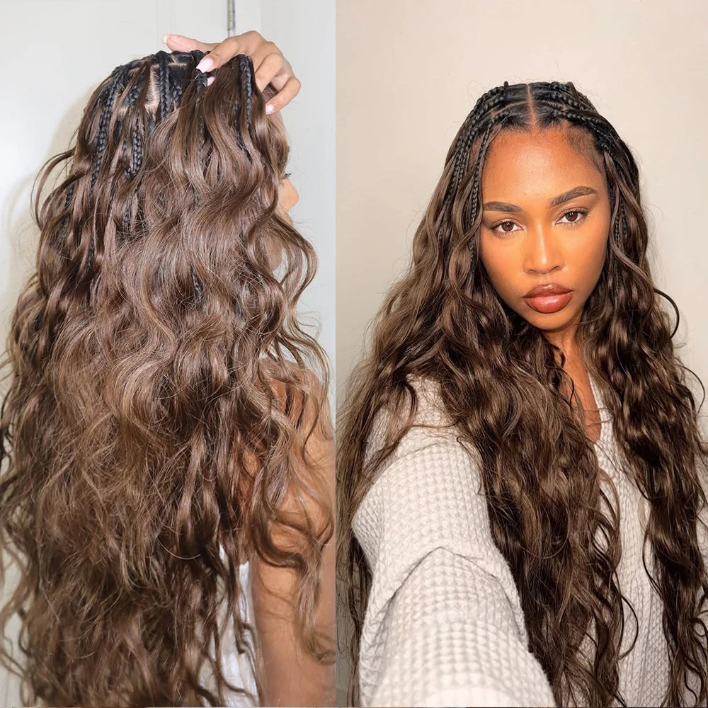 Feathered Human Crochet Hair – 100% Vietnamese Raw Human Hair | Body Wave | Miracle Knots | 10–24 - view 3