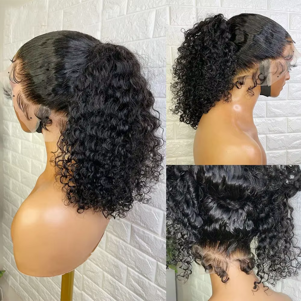 360 HD Lace Front Wig | Deep Wave | Glueless | Pre-Plucked | Brazilian Remy Hair