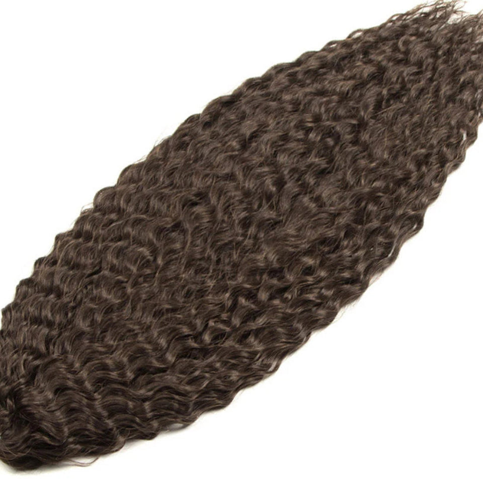 Ariel Curl Water Wave Crochet Hair | Sophisticated 22-Inch Synthetic Braiding Extensions | Elegant "High Temperature Fiber" Water Twist | "Dignified" Ombre Blonde &amp; Pink Tones for Radiant Versatile Styling Luxegan