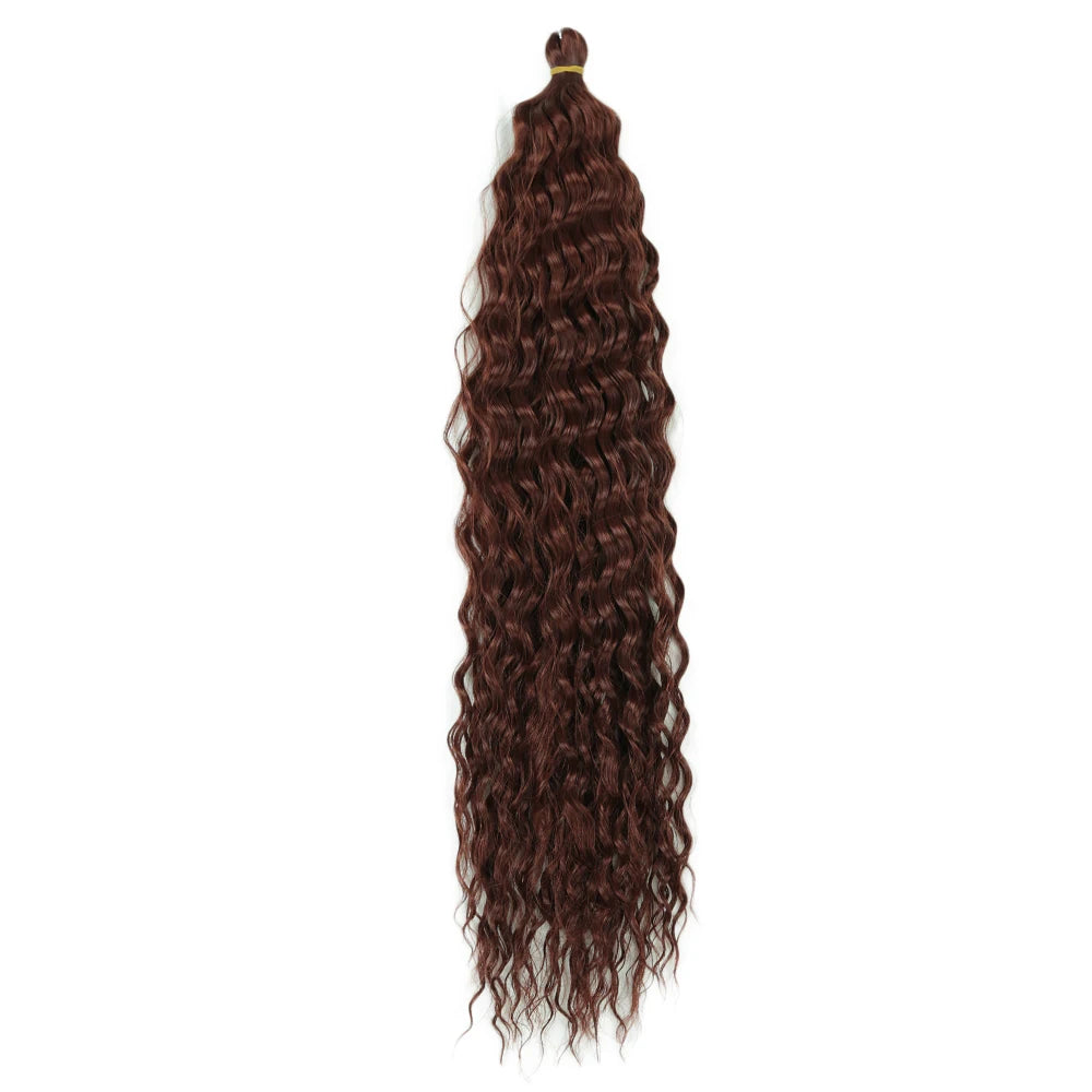 22 Inch Water Wave Twist Crochet Hair | Braiding Extensions
