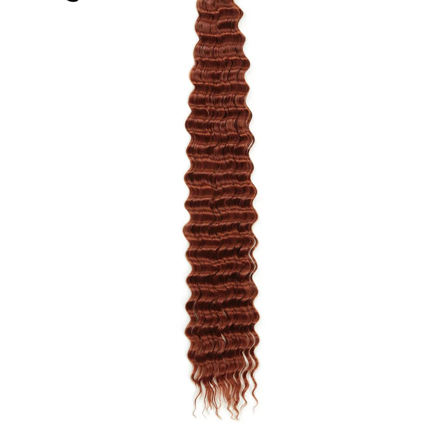 30 Inch Deep Wave Twist Crochet Hair – Synthetic Bohemian Ocean Wave Braiding Hair Extension Luxegan