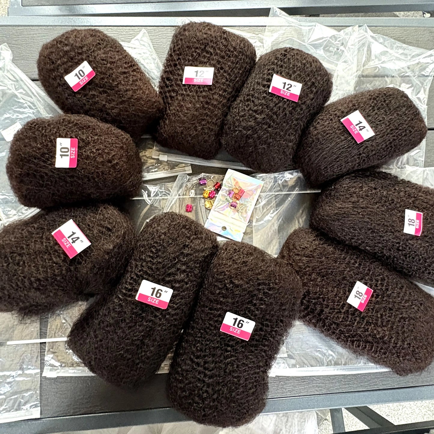 4C Afro Kinky Human Hair Bulk | Locs, Twists & Braids Extensions | 10-18in